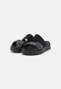 Sorel Viibe Slide - Heeled Mules - Black -Sorel Sales Store 39dd1b3486ab4c29850ab115f8b3d35d
