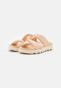 Sorel Viibe Twist Slide - Mules - Nova Sand/Chalk -Sorel Sales Store 8cce5a39177c4967a693a0262adc74d2