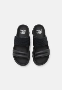 Sorel Viibe Slide - Heeled Mules - Black -Sorel Sales Store 95cadec0d71c4d2d9d3cc61644d3b726