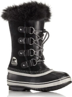 Sorel Joan Of Arctic Waterproof Boots - Big Kids|-|Bottes Joan Of Arctic Imperméable - Grand Enfant -Sorel Sales Store SRL 1516801 NG 7EBlack 20 20Oyster 3bf3d740 834b 45bb b2ba 4e242a994096