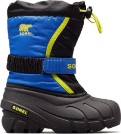 Sorel Little Kid's Flurry Waterproof Boots -32F/-25C|-|Bottes Imperméables Flurry Petit Enfant -32F/-25C -Sorel Sales Store SRL 1638082 7EBlack 20 20Super 20Blue d283ae7e 755d 41a9 aaee aa1877f3f012