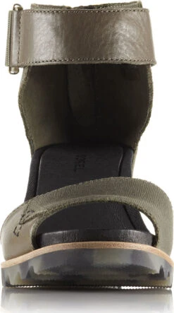 Sorel Joanie Full Grain Leather And Suede Upper Sandals - Women's|-|Sandales Joanie En Cuir Pleine Fleur Et Cuir Suédé Femme -Sorel Sales Store SRL 1660331 7ENori 20 20Black 7EFront 80a7e501 4fe7 4b83 a190 6837741fd6e8