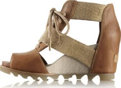 Sorel Joanie Lace Wedge Sandals - Women's|-|Sandales Compensées à Lacets Joanie Femme -Sorel Sales Store SRL 1662511 7ECurry 20 20British 7ESide