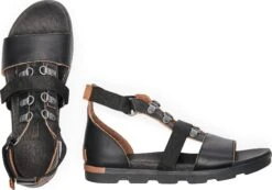 Sorel Torpeda Carly Sandals - Women's|-|Sandales Torpeda Carly Femme -Sorel Sales Store SRL 1662571 7E 7EStudio 20top 20Black 20 20White