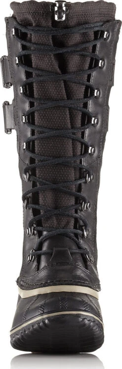 Sorel Carly Waterproof Boots - Women's|-|Bottes Imperméables Carly Femme -Sorel Sales Store SRL 1689681 7EBlack 20 20Silver 20Sage 7EFront