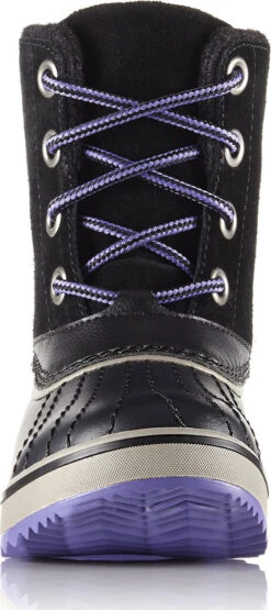 Sorel Slimpack II Lace Waterproof Boots - Big Kids|-|Bottes Imperméables à Lacets Slimpack II Grand Enfant -Sorel Sales Store SRL 1690501 NG 7EBlack 20 20Kettle 20 20010 7EFront