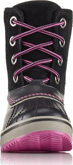 Sorel Slimpack II Lace Waterproof Boots - Big Kids|-|Bottes Imperméables à Lacets Slimpack II Grand Enfant -Sorel Sales Store SRL 1690501 NG 7E 7EFront 20Black 20 20Kettle