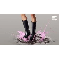 Sorel Joan Rain Wedge Tall Boots - Women's|-|Bottes De Pluie à Semelle Compensée Joan Femme 17 Sorel Joan Rain Wedge Tall Boots - Women's|-|Bottes De Pluie à Semelle Compensée Joan Femme -Sorel Sales Store SRL 1717581 7EBlack 20 20Sea 20Salt 7ELifestyle