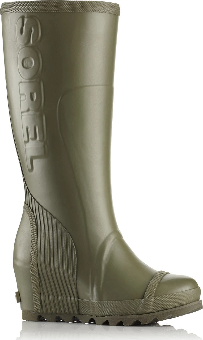 Sorel Joan Rain Wedge Tall Boots - Women's|-|Bottes De Pluie à Semelle Compensée Joan Femme 3 Sorel Joan Rain Wedge Tall Boots - Women's|-|Bottes De Pluie à Semelle Compensée Joan Femme