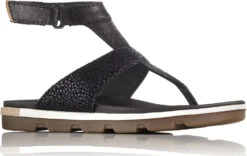 Sorel Torpeda Ankle Strap Full Grain Leather And Suede Sandals - Women's|-|Sandales à Sangle Torpeda En Cuir Pleine Fleur Et Suède Femme