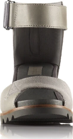 Sorel Joanie Suede And Full Grain Combination Sandals - Women's|-|Sandales Joanie En Toile Et Cuir Pleine Fleur Femme -Sorel Sales Store SRL 1734981 7EDove 20 20Quarry 7EFront