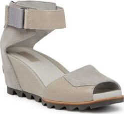 Sorel Joanie Suede And Full Grain Combination Sandals - Women's|-|Sandales Joanie En Toile Et Cuir Pleine Fleur Femme
