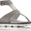 Sorel Torpeda Ankle Strap All Over Suede Sandals - Women's|-|Sandales à Sangle Torpeda En Suède Intégral Femme -Sorel Sales Store SRL 1735041 7EDove 20 20White