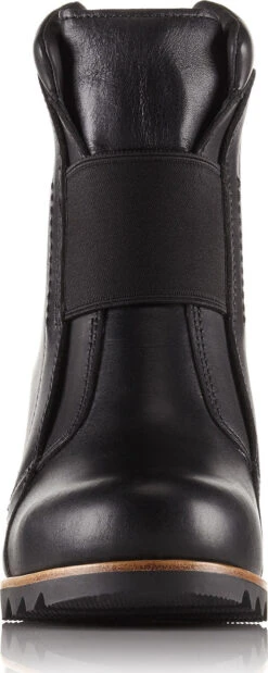 Sorel Fiona Wedge Lux Bootsie - Women's|-|Bottes à Semelle Compensée Fiona Lux Femme -Sorel Sales Store SRL 1749131 7EBlack 20 20Dark 20Grey 7EFront