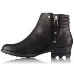 Sorel Danica Waterproof Short Boots - Women's|-|Bottes Mi-hauteur Imperméables Danica Femme -Sorel Sales Store SRL 1751151 7EBlack 20 20Quarry 7ESide