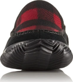 Sorel Dude Moc Slipper - Men's|-|Pantoufles Dude Moc - Homme -Sorel Sales Store SRL 1758381 7EBlack 20 20Red 20Dahlia 7EFront