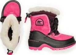 Sorel Tivoli III Camo Insulated Boots - Little Kids|-|Bottes Isolées Tivoli III Camo Petit Enfant -Sorel Sales Store SRL 1760622 7E 7EStudio 20Top 20Pink 20Ice 20 20Black