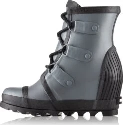 Sorel Joan Rain Wedge Felt Boots - Women's|-|Bottes De Pluie à Semelle Compensée En Feutre Joan Femme -Sorel Sales Store SRL 1760661 7EGraphite 20 20Black 7ESide d197a290 8b6c 4333 b3be b71fd91f3ab1