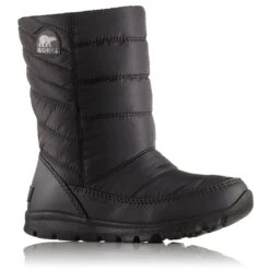 Sorel Big Kid's Whitney Mid Waterproof Boots -25F/-32C|-|Bottes Imperméables Mi-hauteur Whitney Grand Enfant -25F/-32C -Sorel Sales Store SRL 1767381 7EBlack 20 20Light 20Bisque