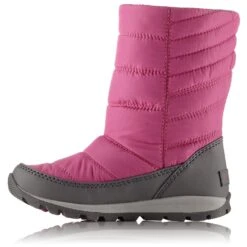 Sorel Big Kid's Whitney Mid Waterproof Boots -25F/-32C|-|Bottes Imperméables Mi-hauteur Whitney Grand Enfant -25F/-32C -Sorel Sales Store SRL 1767381 7EPink 20Ice 20 20Quarry 7ESide