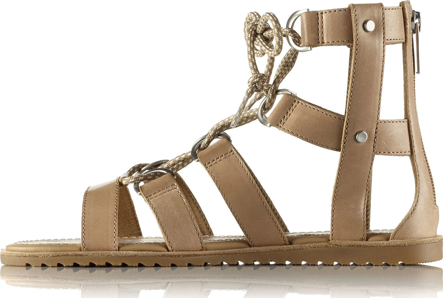 Sorel Ella Lace Up Full Grain Leather Sandals - Women's|-|Sandales à Lacets En Cuir Pleine Fleur Ella Femme 5 Sorel Ella Lace Up Full Grain Leather Sandals - Women's|-|Sandales à Lacets En Cuir Pleine Fleur Ella Femme - Image 3