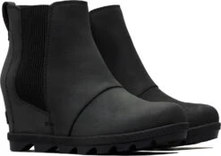 Sorel Joan Of Arctic II Wedge Chelsea Boots - Women's|-|Bottes Chelsea à Semelle Compensée Joan Of Arctic II - Femme -Sorel Sales Store SRL 1808551 7EBlack 7EAlt 1