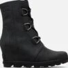 Sorel Joan Of Arctic II Wedge II Boots - Women's|-|Bottes à Semelles Compensées Joan Of Arctic II - Femme -Sorel Sales Store SRL 1808561 7EBlack