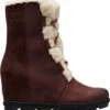 Sorel Joan Of Arctic Wedge II Shearling Boots - Women's|-|Bottes Joan Of Arctic Wedge II Shearling - Femme