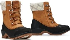 Sorel Whistler Mid Boots - Women's|-|Bottes Whistler Mid - Femme -Sorel Sales Store SRL 1809081 7ECamel 20Brown 20 20Black 7Eside