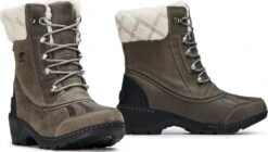 Sorel Whistler Mid Boots - Women's|-|Bottes Whistler Mid - Femme -Sorel Sales Store SRL 1809081 7EQuarry 20 20Black 7Eside 1