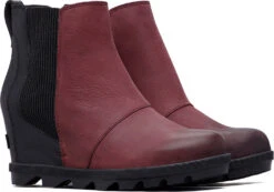 Sorel Joan Of Arctic Wedge II Chelsea Boots - Women's|-|Bottes Chelsea à Semelles Compensées Joan Of Arctic II Femme -Sorel Sales Store SRL 1821331 7ERich 20Wine 7EAlt