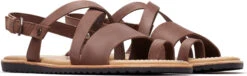 Sorel Ella Criss Cross Full Grain Leather Sandals - Women's|-|Sandales à Lanières Croisées En Cuir Pleine Fleur Ella Femme -Sorel Sales Store SRL 1841301 7ETobacco 7Eside
