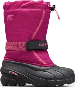 Sorel Flurry Boots - Big Kids|-|Bottes Flurry - Grand Enfant -Sorel Sales Store SRL 1855251 7EDeep 20Blush 20 20Tropic 20Pink