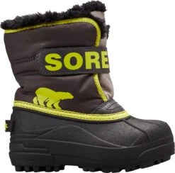 Sorel Snow Commander Boots - Little Kids|-|Bottes Snow Commander - Petit Enfant -Sorel Sales Store SRL 1869561 7EDark 20Grey 20 20Warning 20Yellow