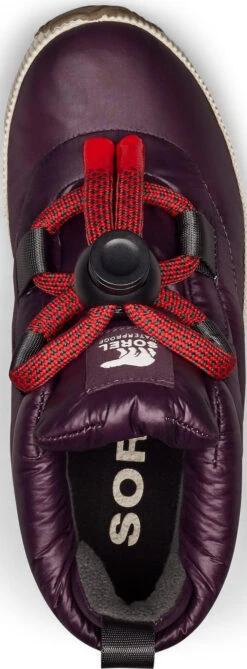 Sorel Out N About Puffy Lace Boots - Women's|-|Bottes Out N About Puffy Lace - Femme -Sorel Sales Store SRL 1877021 7E 7EDessus 20Dark 20Plum