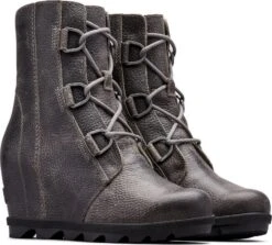 Sorel Joan Of Arctic Wedge II Boots - Women's|-|Bottes En Cuir Joan Of Arctic Wedge II - Femme -Sorel Sales Store SRL 1886511 7E 7Efull 20Quarry