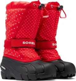 Sorel Flurry Print Boots - Big Kids|-|Bottes à Imprimés Flurry - Grand Enfant -Sorel Sales Store SRL 1888091 7E 7EDetail5 20Cherrybomb 20 20Black b48ab0e4 328e 443c a526 5bb436a87e37