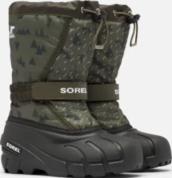 Sorel Flurry Print Boots - Little Kids|-|Bottes à Imprimés Flurry - Petit Enfant -Sorel Sales Store SRL 1888092 7E 7ESide 20Slate 20Green ed9f3ed1 12e7 43d8 bbbf f8d9271bfe21