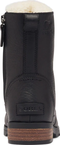 Sorel Emelie Short Lace Cozy Boot - Women's|-|Bottes Courtes à Lacets Courtes Emelie - Femme -Sorel Sales Store SRL 1915601 7E 7EBack 20Black