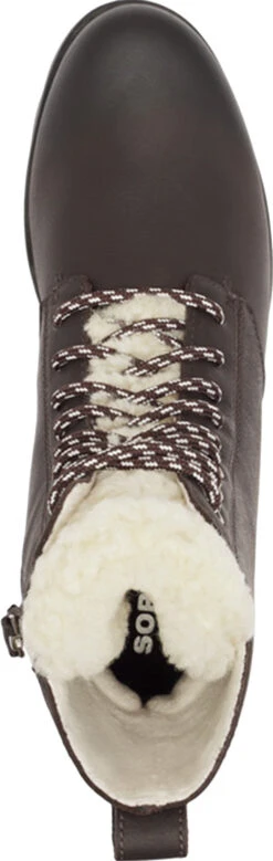 Sorel Emelie Short Lace Cozy Boot - Women's|-|Bottes Courtes à Lacets Courtes Emelie - Femme -Sorel Sales Store SRL 1915601 7E 7ETop 20Blackened 20Brown