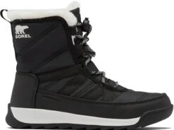 Sorel Whitney II Short Lace Waterproof Boots - Big Kids|-|Bottes Imperméables à Lacets Courtes Whitney II - Grand Enfant -Sorel Sales Store SRL 1920341 7EBlack