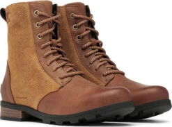 Sorel Emelie Short Lace Boots - Women's|-|Bottes M-haute à Lacets Emelie - Femme -Sorel Sales Store SRL 1920861 7E 7Es 20Velvet 20Tan