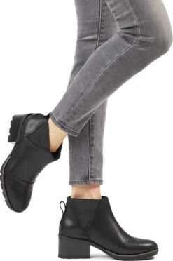 Sorel Cate Chelsea Boots - Women's|-|Bottes Cate Chelsea - Femme -Sorel Sales Store SRL 1921501 7E 7Eside 20Black