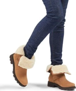 Sorel Lennox Moto Cozy Boot - Women's|-|Bottes à Douillett Lennox Moto - Femme -Sorel Sales Store SRL 1929881 7E 7ESide4 20Velvet 20Tan