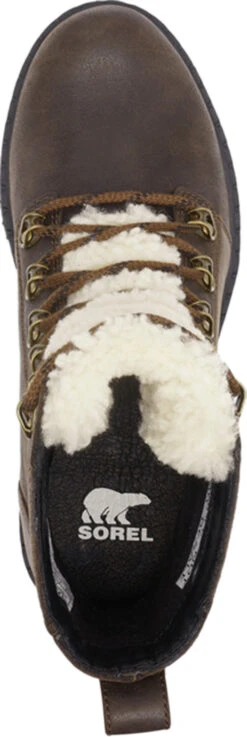 Sorel Lennox Lace Cozy Boots - Women's|-|Bottes à Lacets Cozy De Lennox - Femme -Sorel Sales Store SRL 1930961 7E 7ETop 20Blackened 20Brown