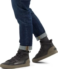 Sorel Caribou Mid Waterproof Sneaker - Men's|-|Chaussures De Sport Mi-hautes Imperméables Caribou - Homme -Sorel Sales Store SRL 1931601 7E 7ESide3 20Black