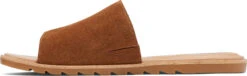 Sorel Ella™ Ll Block Slide - Women's|-|Sandales Ella™ Ll Block - Femme -Sorel Sales Store SRL 1936681 7E 7ESide1 20Velvet 20Tan