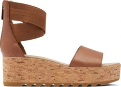 Sorel Cameron Flatform Ankle Strap Wedge Sandals - Women's|-|Sandales Compensées Bride à Cheville Plateforme Cameron - Femme