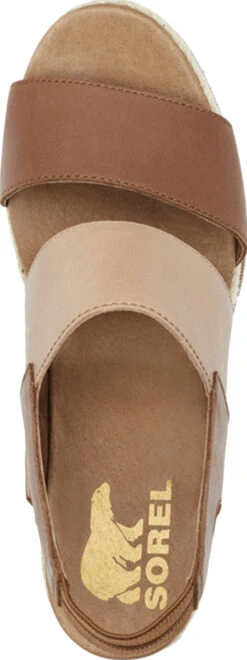 Sorel Joanie II Hi Slingback Wedge Sandals - Women's|-|Sandales Compensées à Bride Arrière Joanie II Hi - Femme -Sorel Sales Store SRL 1944891 7E 7ETop 20Velvet 20Tan