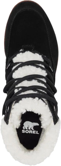 Sorel Harlow Lace Cozy Bootie - Women’s|-|Bottillon Lacé Douillet Harlow - Femme -Sorel Sales Store SRL 1977351 7E 7EDetail4 20Black 20 20Gum 2010